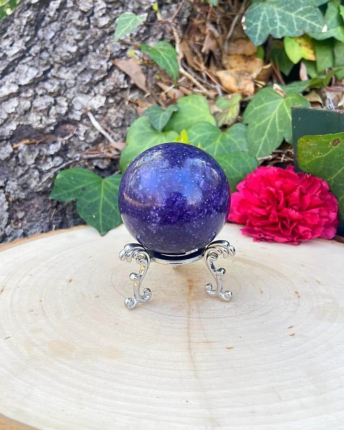 Lepidolite Sphere
