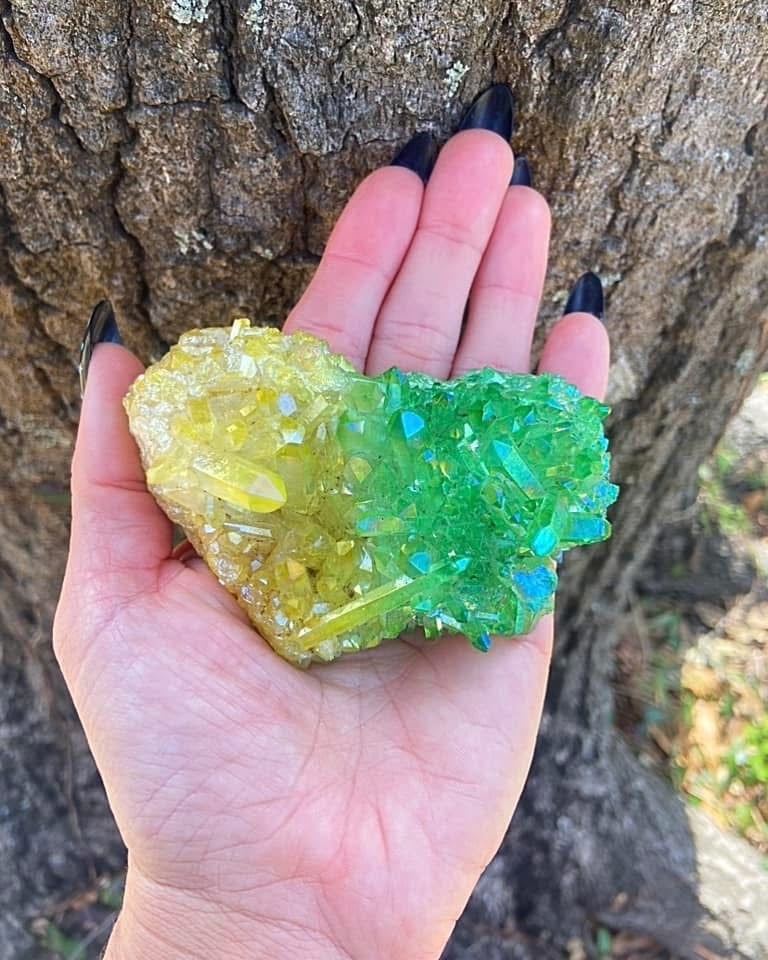 Aura Quartz Cluster