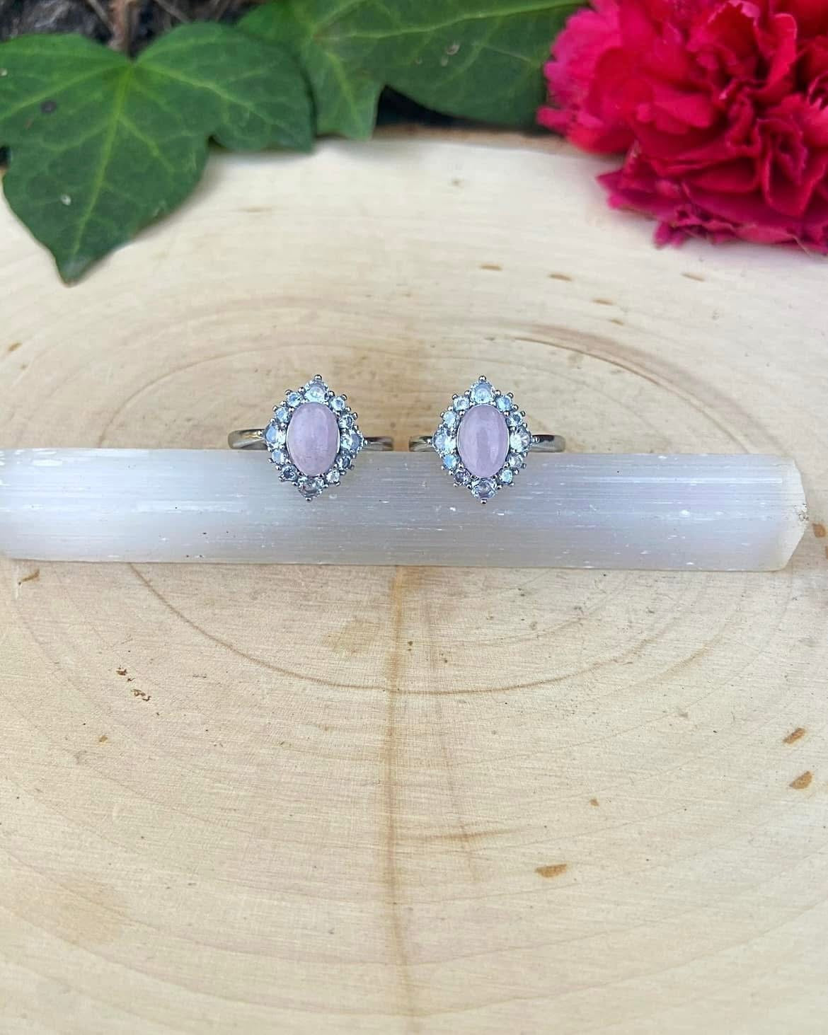 Pink Chalcedony Rings