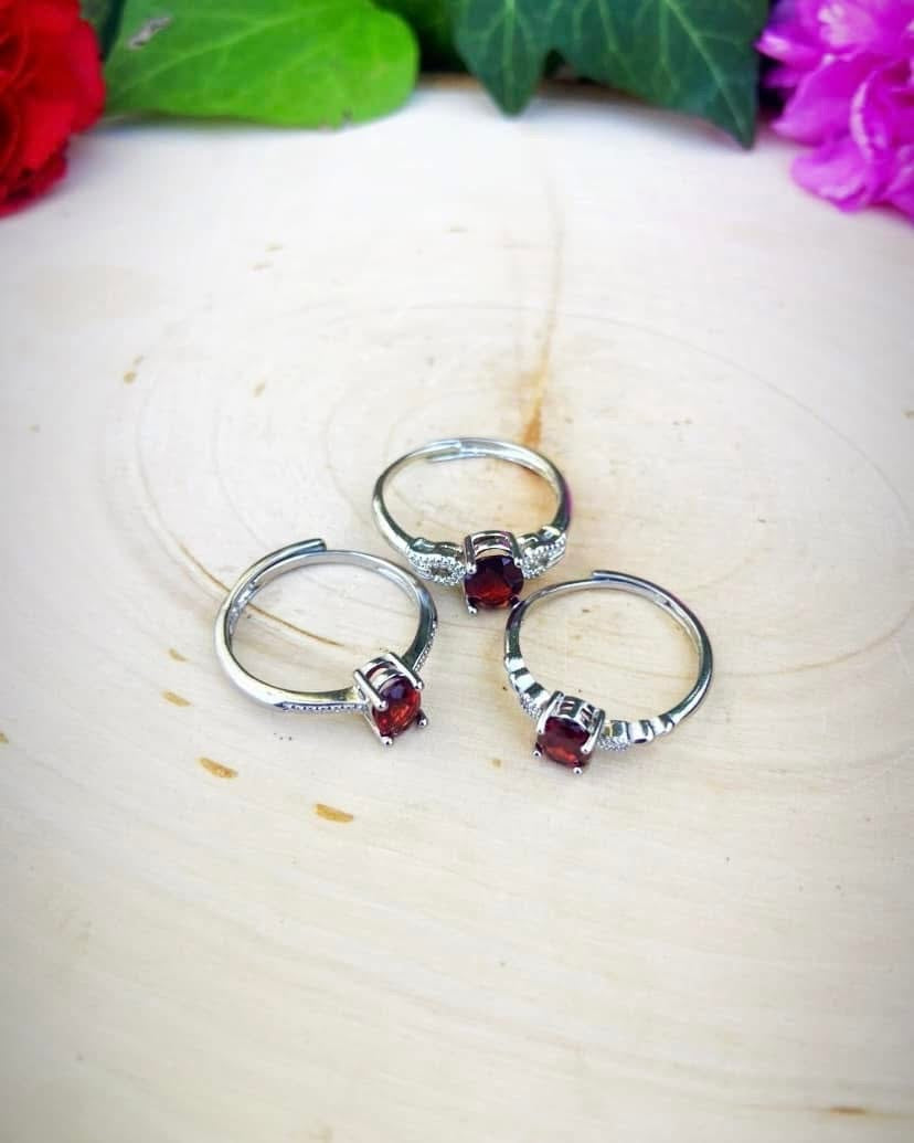 Garnet Rings