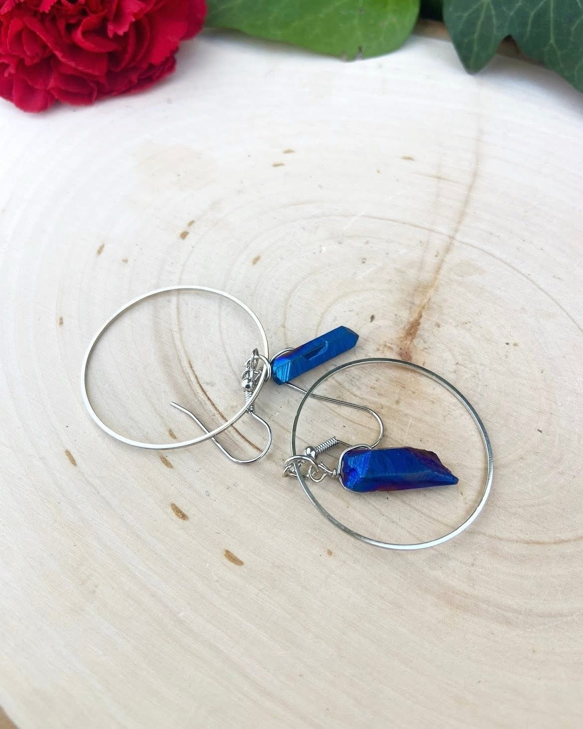Aura Quartz Earrings