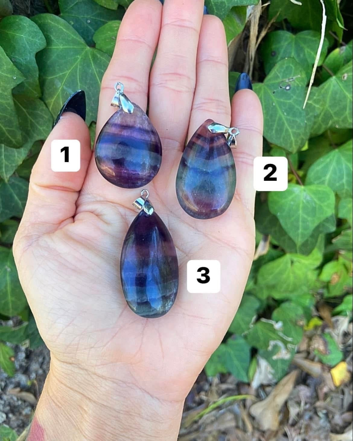 Fluorite Pendants