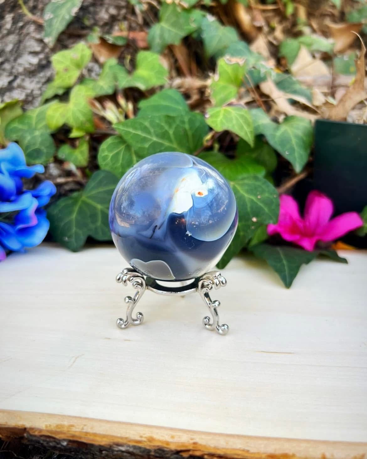Orca Agate Sphere
