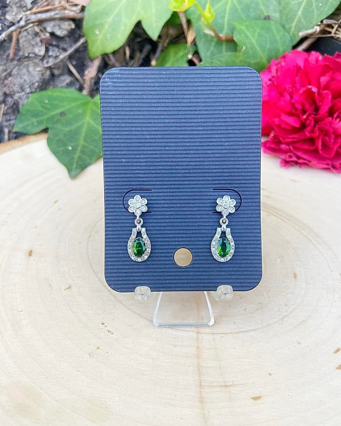 Diopside Earrings