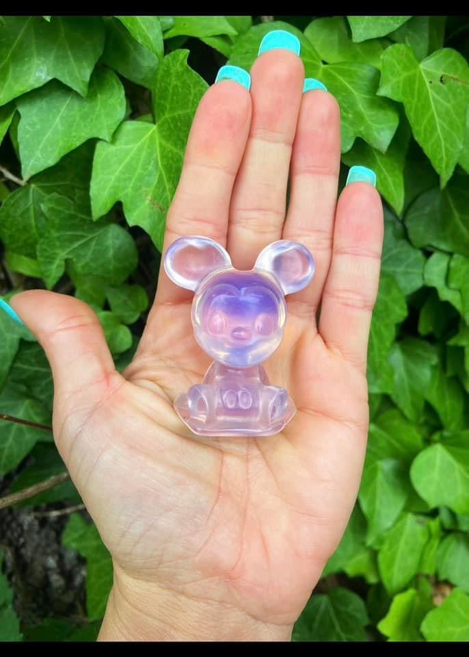 Pink Opalite Mickey