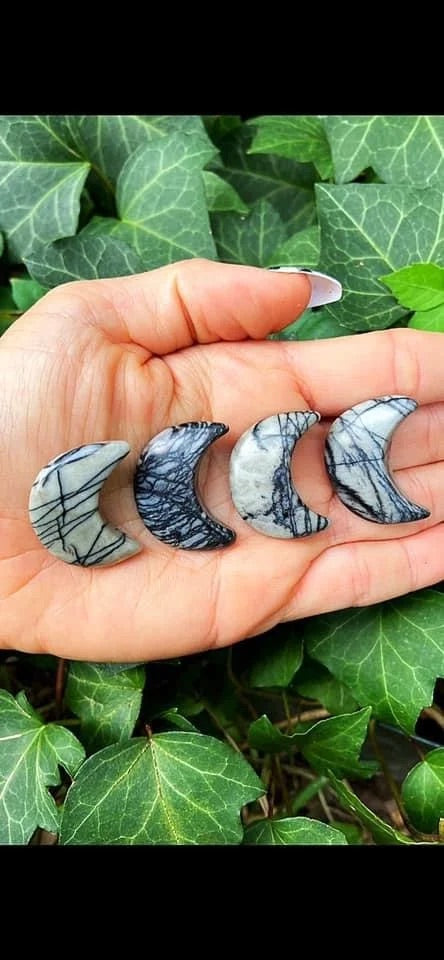 Spiderweb Jasper Moons