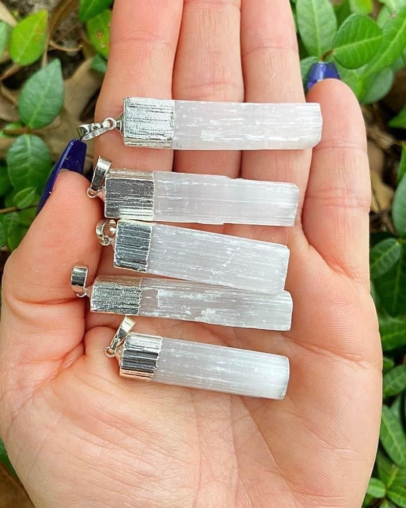 Satin Spar Pendants