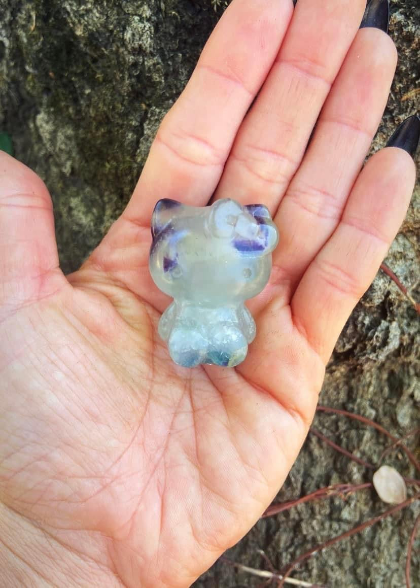 Fluorite Hello Kitty