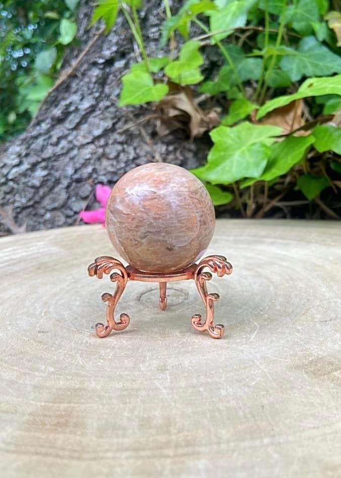 Peach Moonstone Sphere
