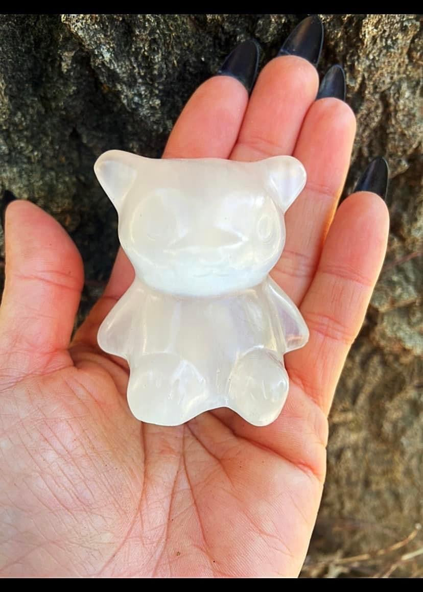 Satin Spar Teddy Bear