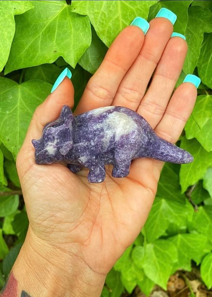 Lepidolite Triceratops