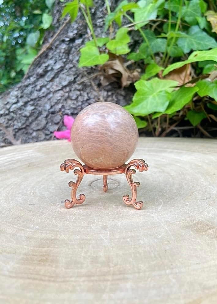 Peach Moonstone Sphere