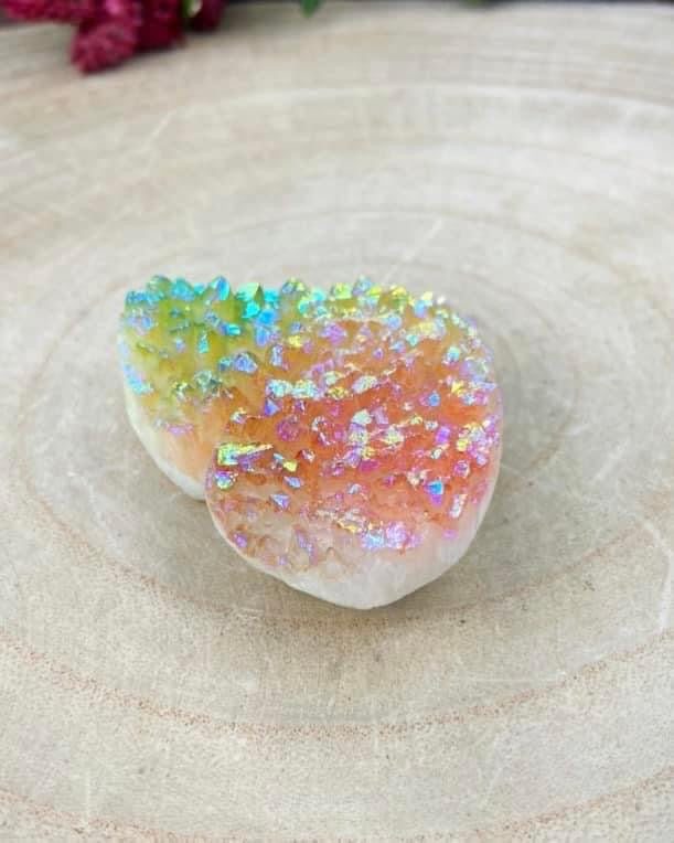 Aura Quartz Heart