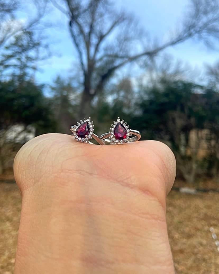 Garnet Rings