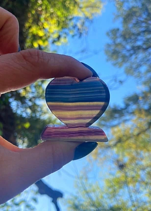 Fluorite Heart