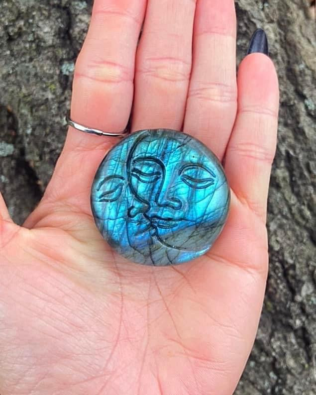 Labradorite Sun and Moon