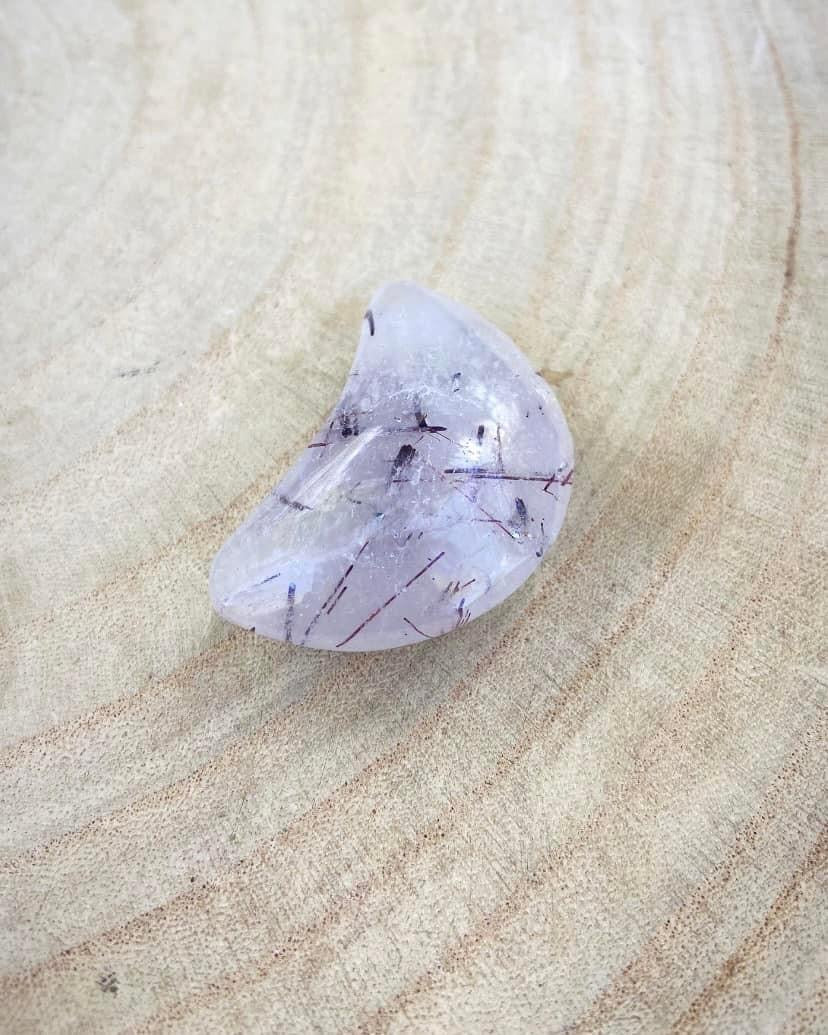 Rutilated Quartz Moon