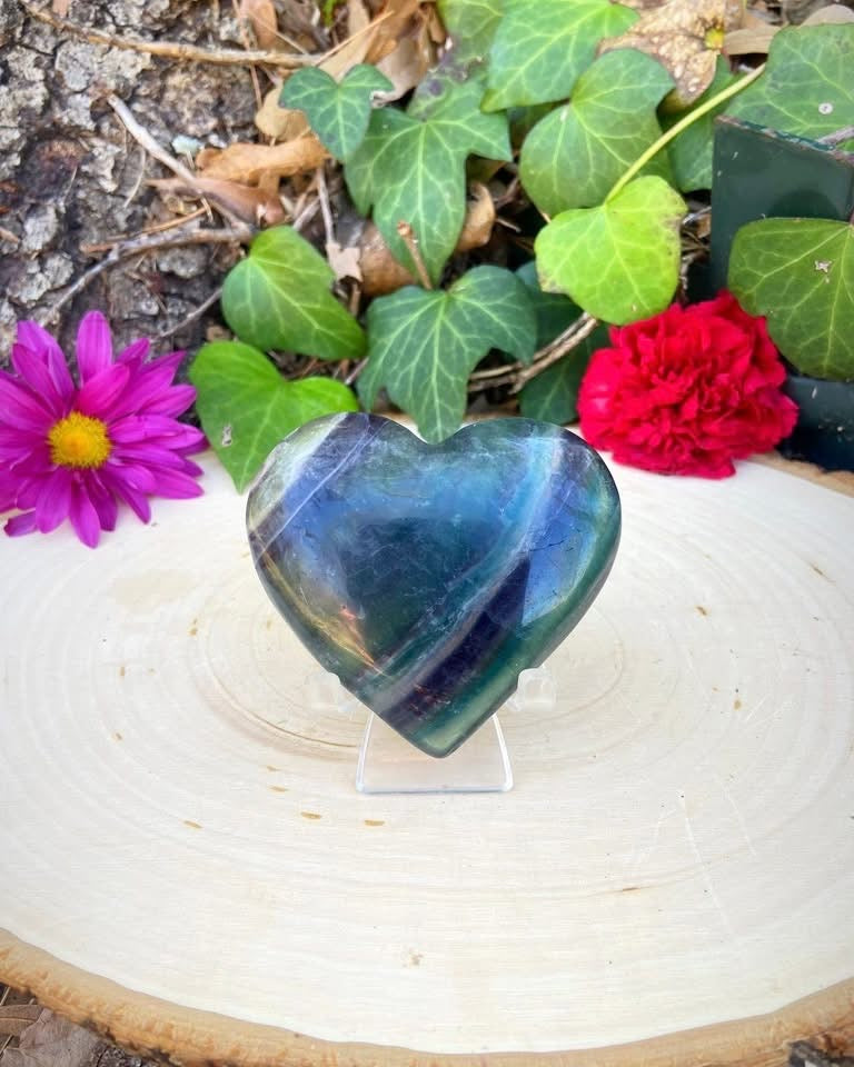 Fluorite Heart