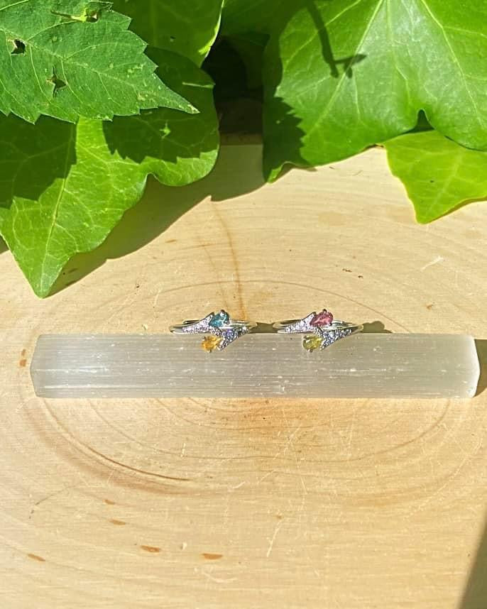 Mixed Tourmaline Rings