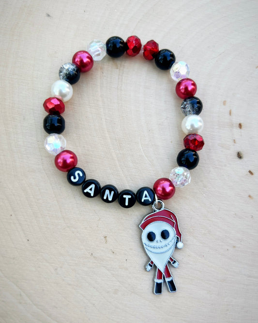 Jack Skellington Santa Bracelet