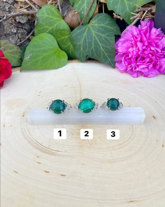 Malachite Rings