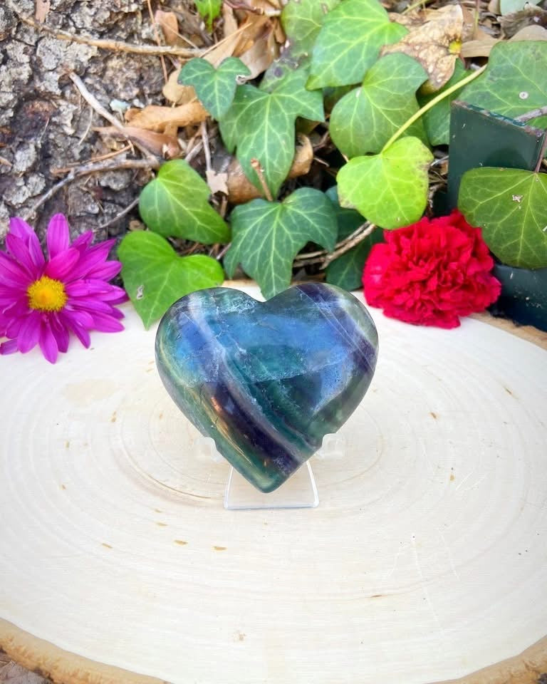 Fluorite Heart