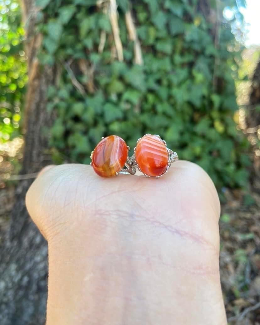 Banded Agate Rings