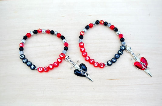 Dark Desire and Tainted Bliss Bracelets
