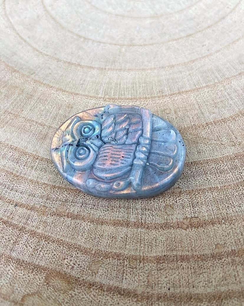 Labradorite Owl