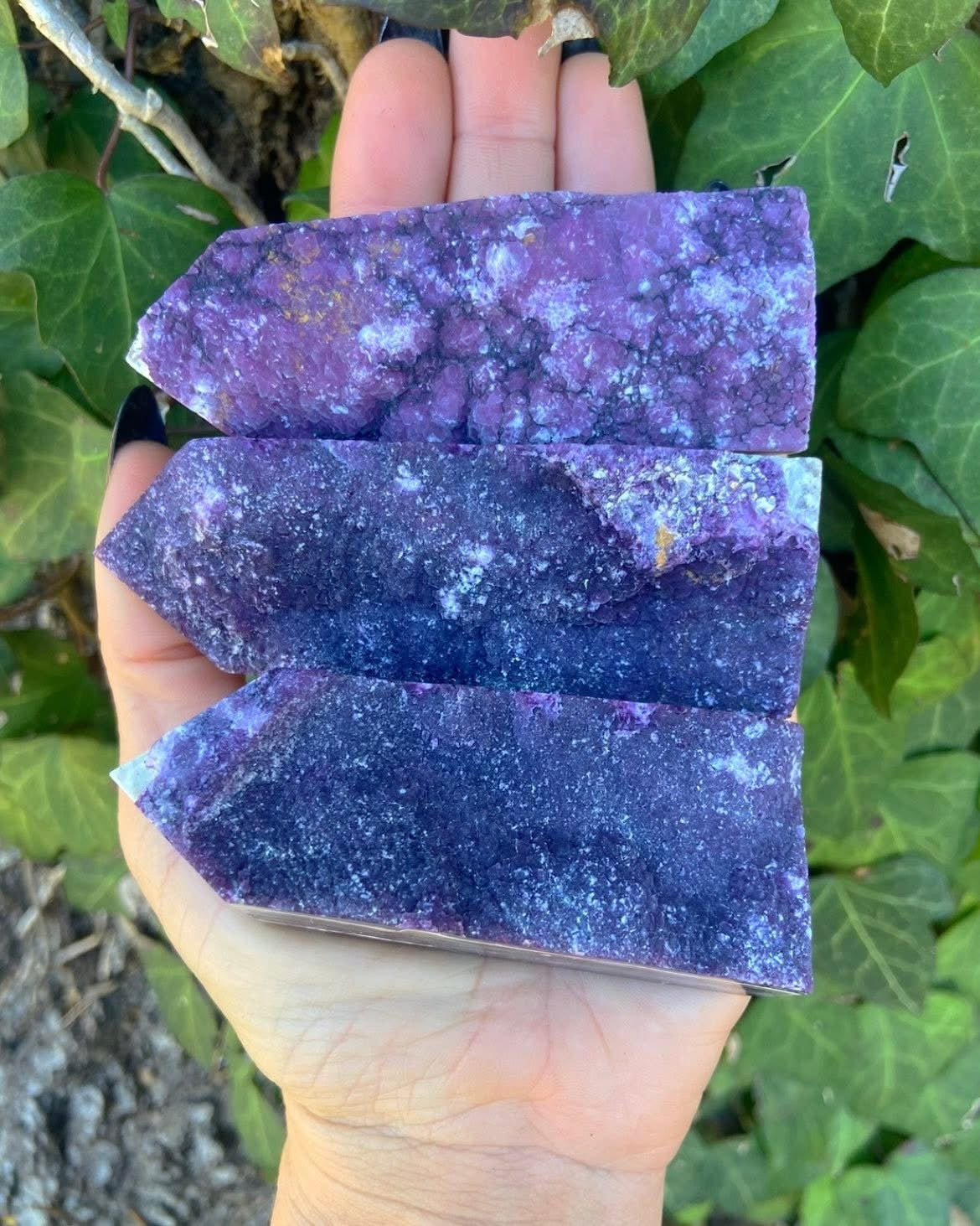 Raw Amethyst Towers