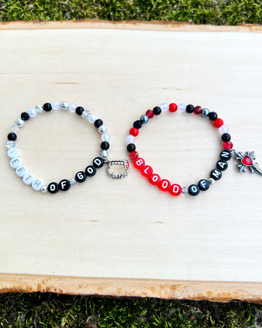 Teeth Of God, Blood Of Man Bracelets