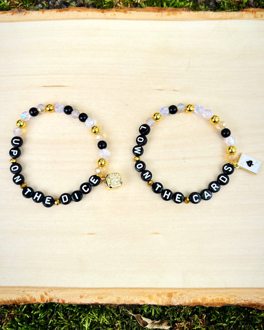 Up on the Dice, Low on the Cards Bracelet