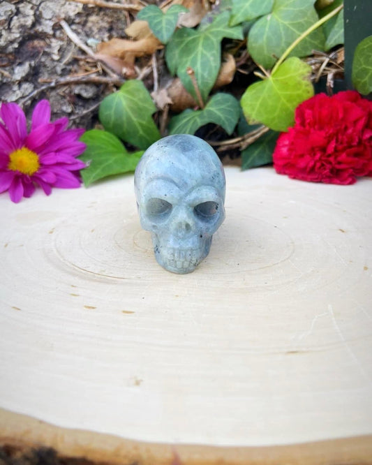 Labradorite Skull