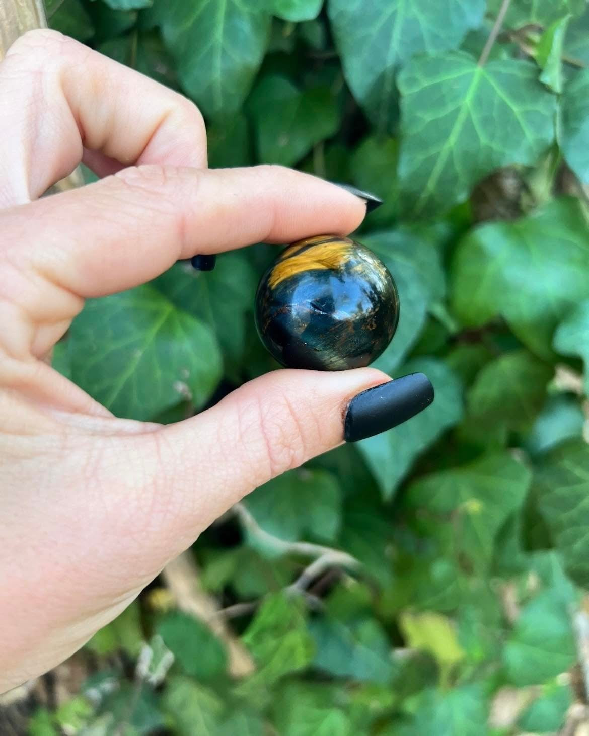 Blue Tiger’s Eye Spheres