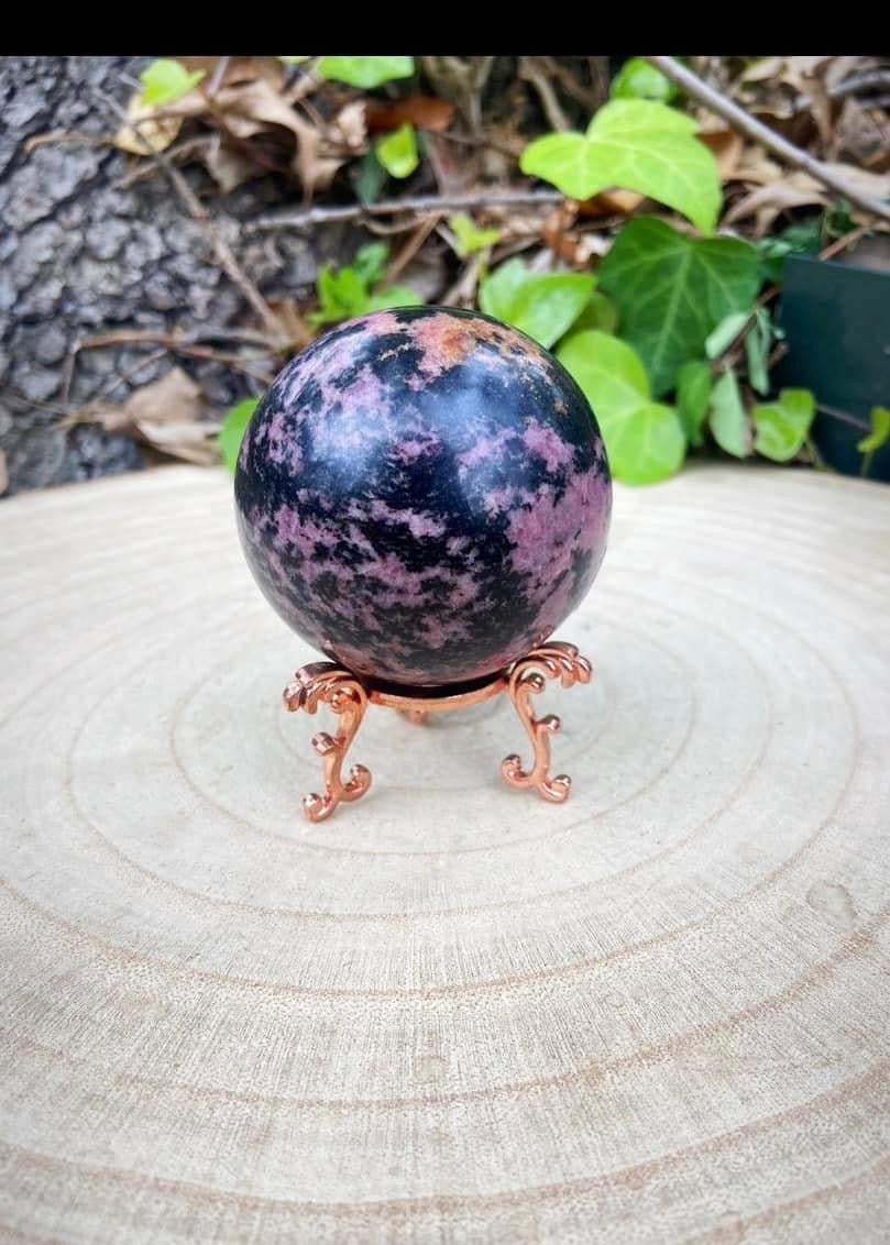 Rhodonite Sphere