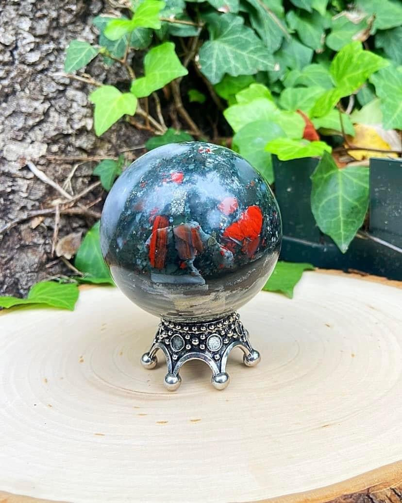 African Bloodstone Sphere