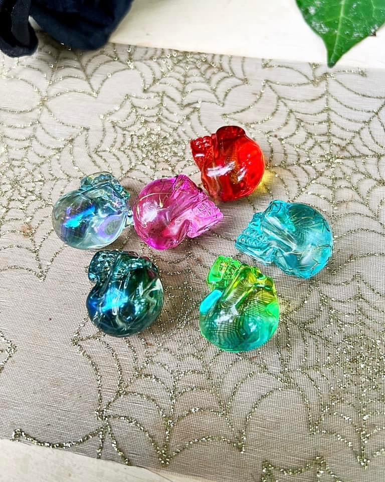 Aura Glass Skulls