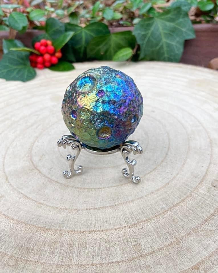 Titanium Aura Moon Sphere