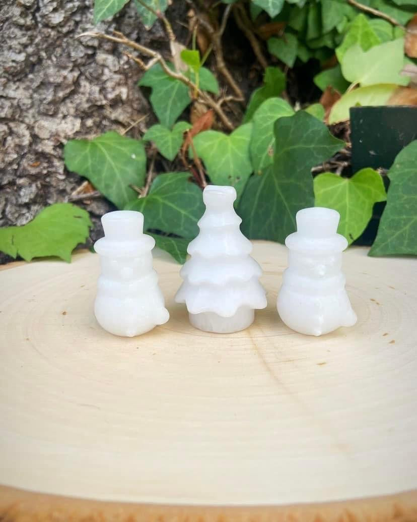 White Jade Christmas Carvings