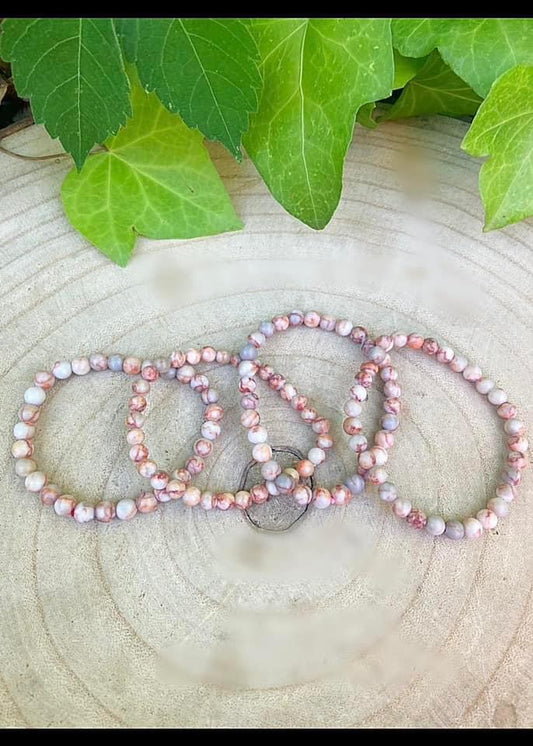 Red Vein Jasper Bracelets 6mm