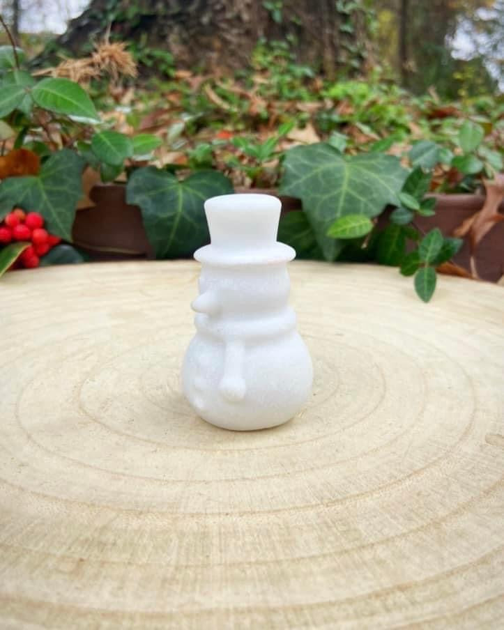 White Jade Snowman