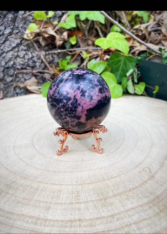 Rhodonite Sphere