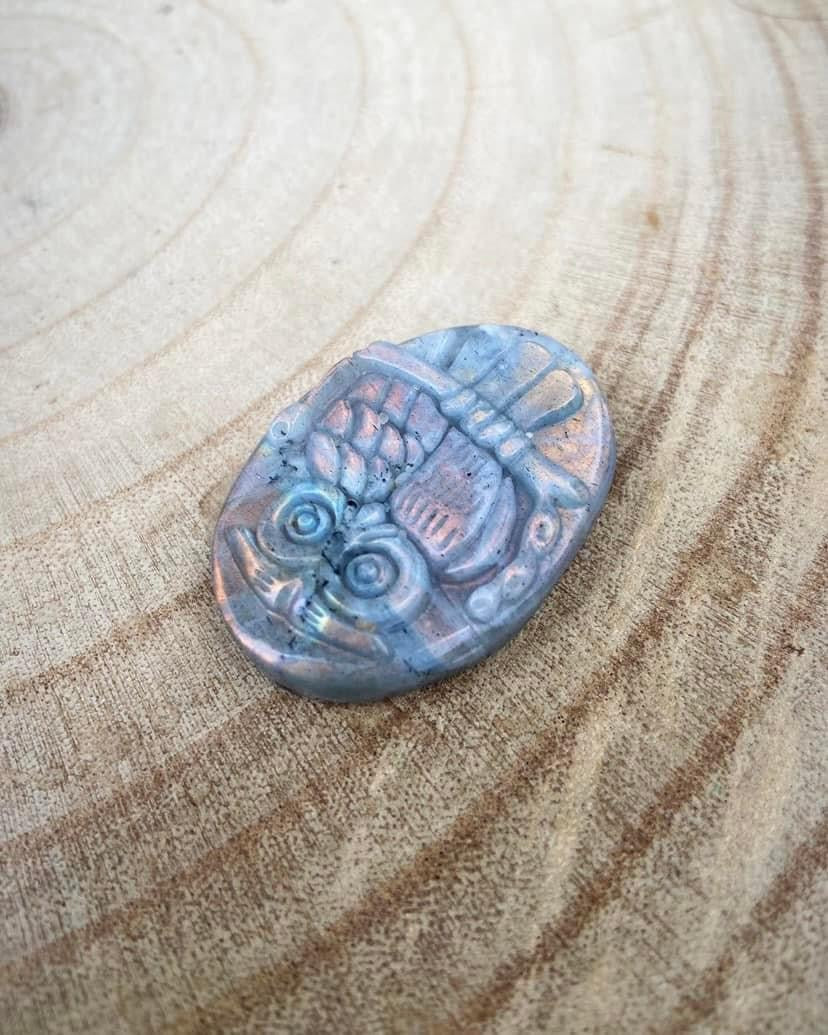 Labradorite Owl