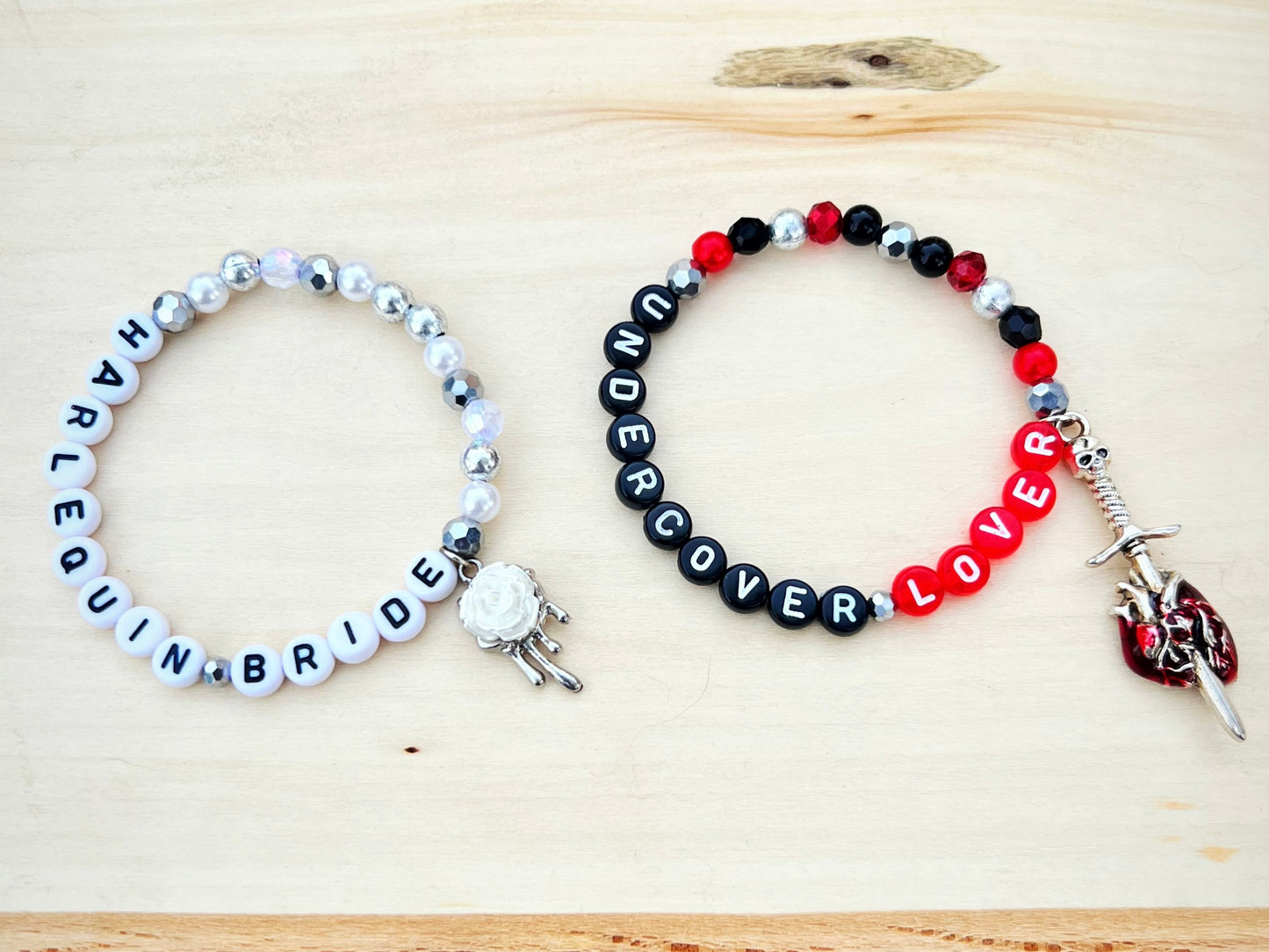 Harlequin Bride, Undercover Love Bracelets