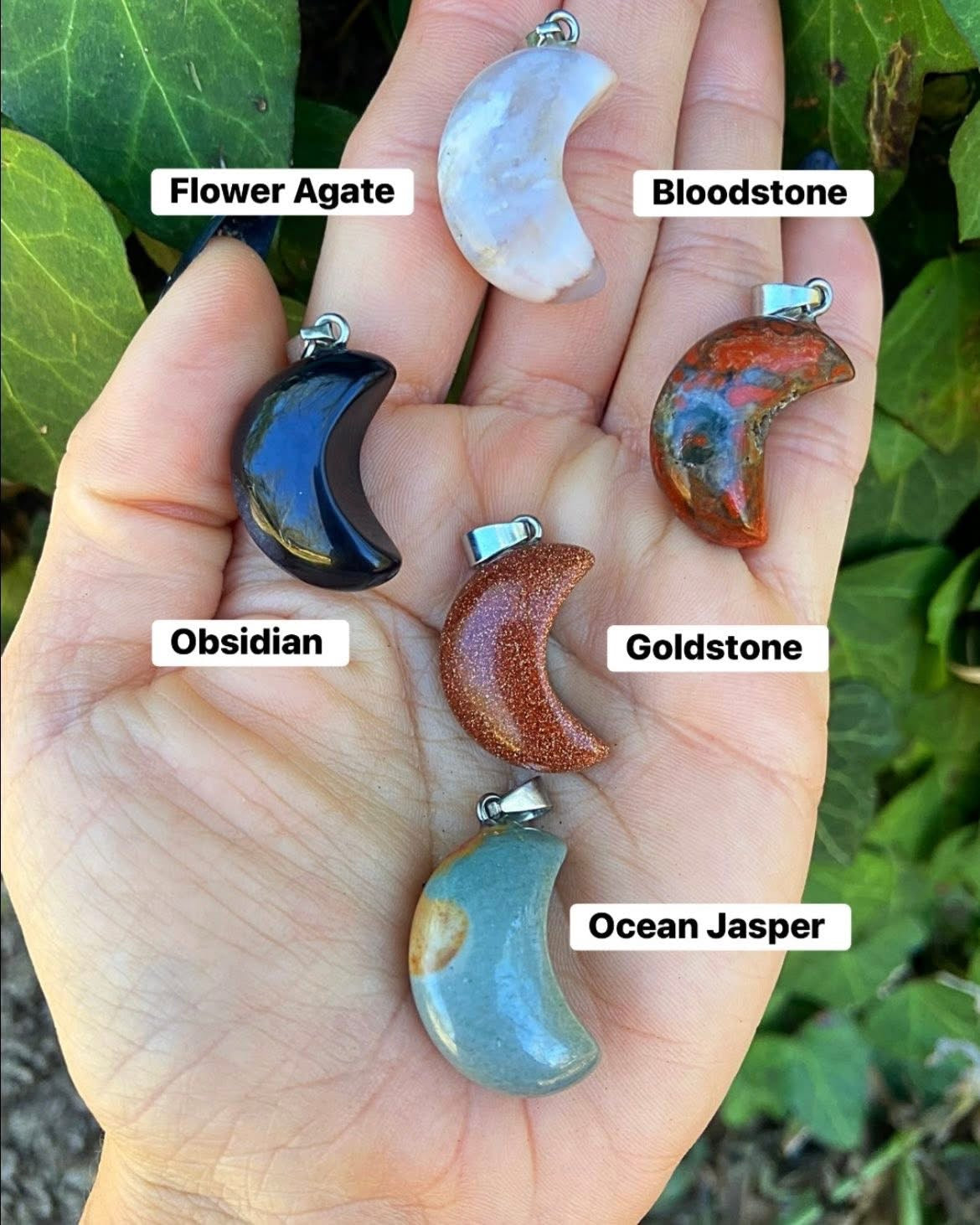 Crescent Moon Pendants