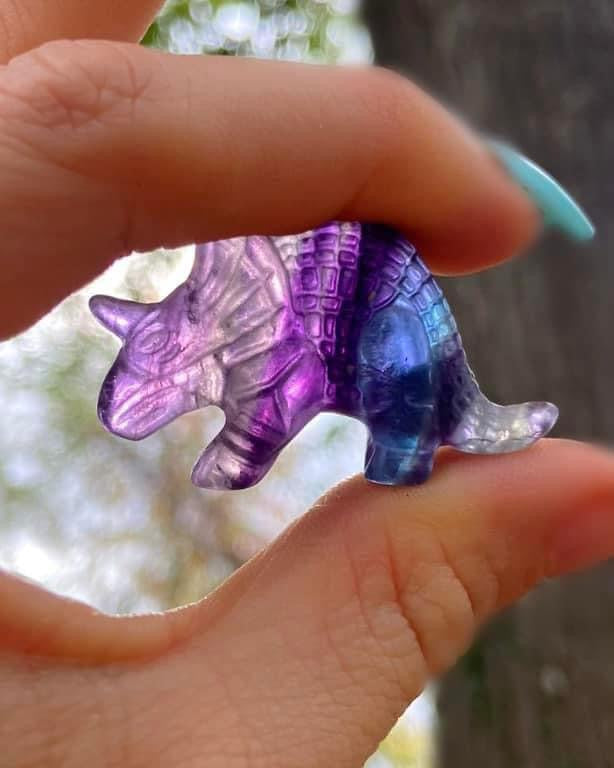 Fluorite Triceratops