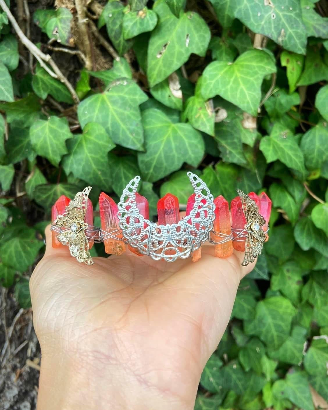 Aura Quartz Crown