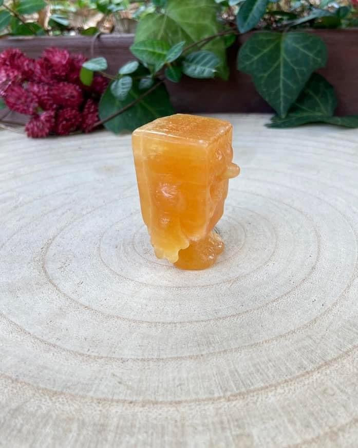 Orange Calcite SpongeBob