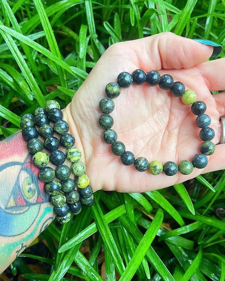 Olive Rock Bracelets 8mm