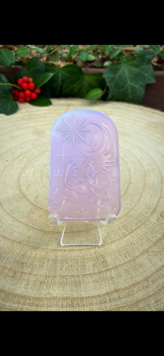 Pink Opalite Unicorn